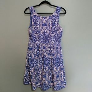 Blue and white dress 👗